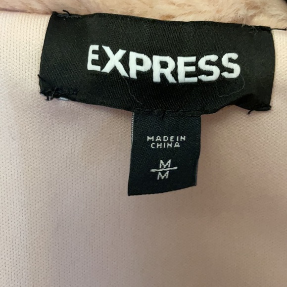 Express Faux Fur Cropped Coat - Picture 2 of 4